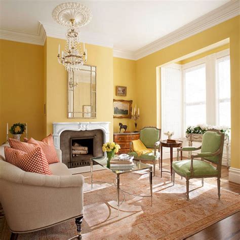 yellow wall house ideas